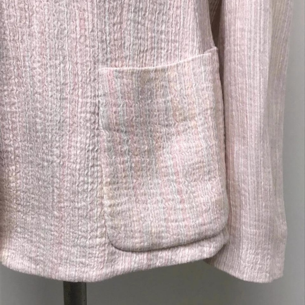 ❌❌SOLD❌❌ ARMANI Collezioni Pink Striped Jacket 10 - Picture 5 of 8